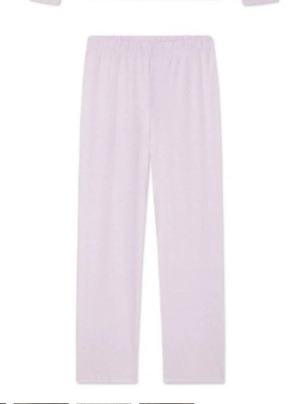 LAKE Pima Pajama Pants Wisteria Lilac Stripes Size M